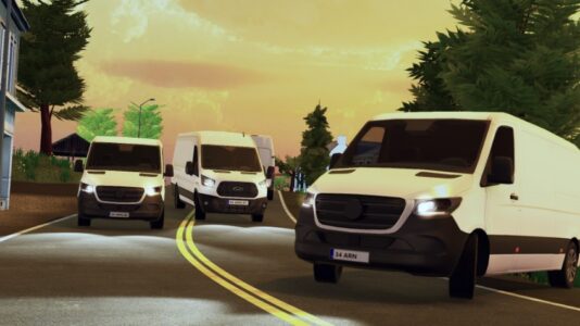 Screenshot Cargo Van Simulator Mod APK