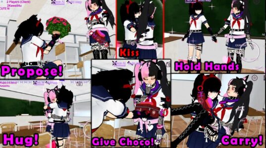 Screenshot SchoolGirl AI 3D Anime Sandbox Mod APK