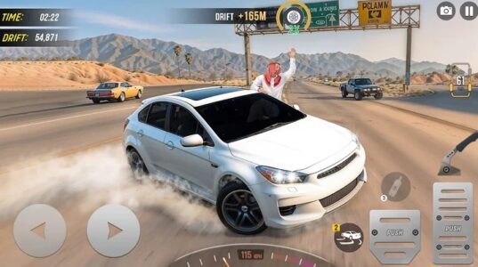 Screenshot Highway Drifting Car Games 3D Mod APK