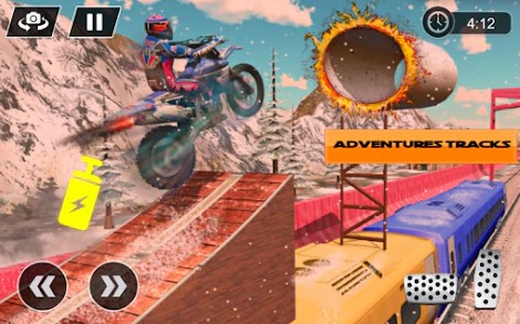 Screenshot Tricky Bike Stunt Racing Game Mod APK