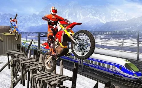 Screenshot Tricky Bike Stunt Racing Game Mod APK