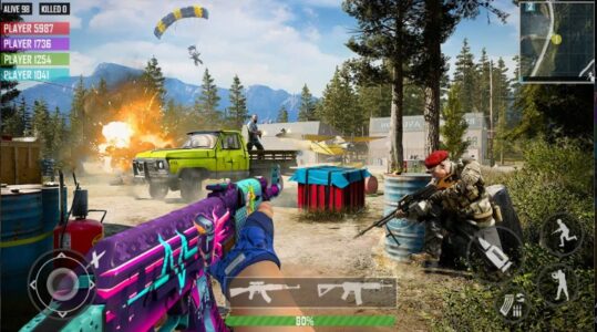 Screenshot Gun Games 3D Offfline Shooting Mod APK