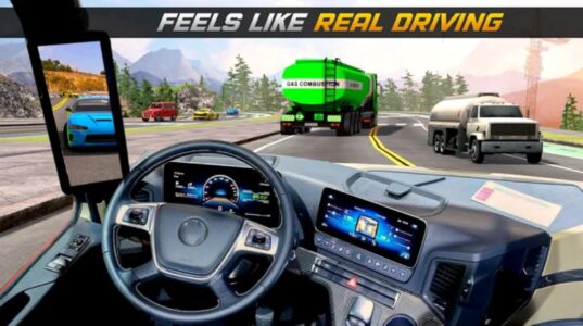 Screenshot Real Truck Driving Simulator Mod APK