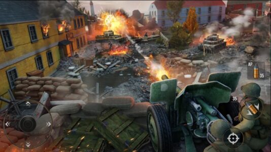 Screenshot World of Artillery: Cannon War Mod APK