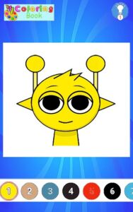 Screenshot Sprunki: Anime Coloring Fun Mod APK