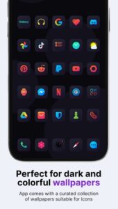 Screenshot Nova Dark Icon Pack Mod APK