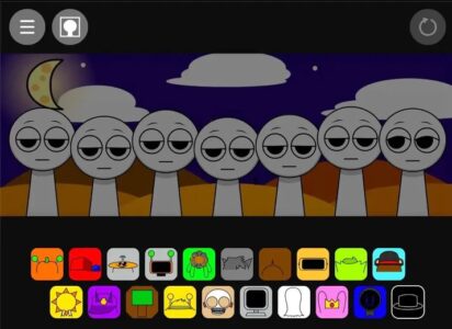 Screenshot Rhythm Box Sprunki Halloween Edition Mod APK