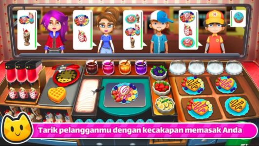 Screenshot Chef Cat Ava™ Cooking Mania Mod APK