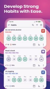 Screenshot HabitNow Daily Routine Planner Mod APK