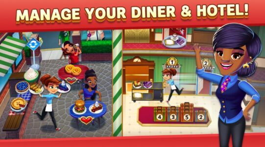 Screenshot Diner DASH Adventures - Cook Fast & Beat the Clock Mod APK