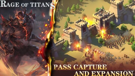 Screenshot Rage of Titans: Fog Castle Mod APK