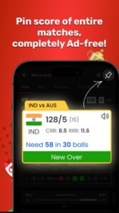 Screenshot CricRocket: Live Cricket Score Mod APK