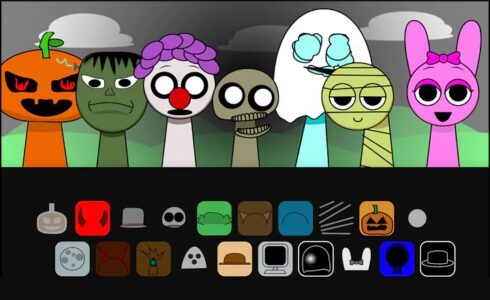 Screenshot Sprunki Halloween Sprunk Box Mod APK