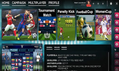 Screenshot Dream Champions League Soccer Mod APK