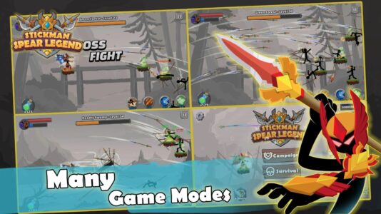 Screenshot Stickman Spear Legend Mod APK