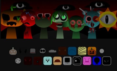 Screenshot Sprunki Halloween Sprunk Box Mod APK