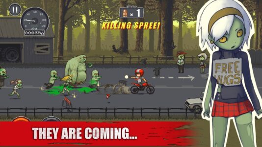 Screenshot Dead Ahead: Zombie bike Mod APK