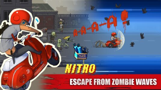 Screenshot Dead Ahead: Zombie bike Mod APK