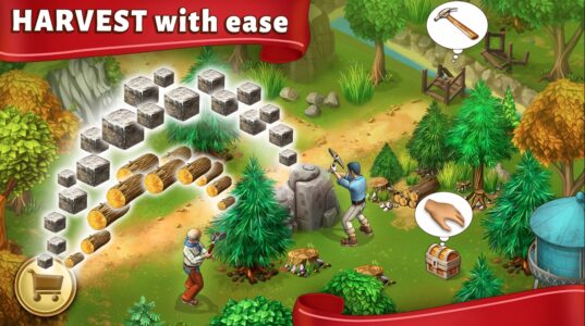 Screenshot Janes Farm: Family farm game Mod APK