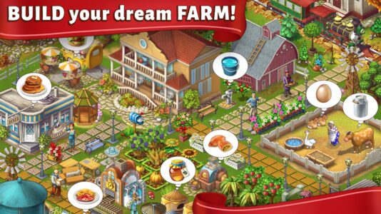 Screenshot Janes Farm: Family farm game Mod APK