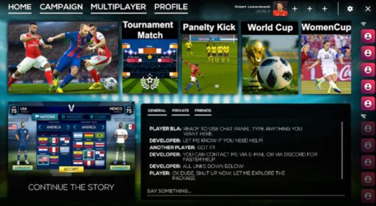 Screenshot Dream Champions League Soccer Mod APK