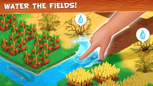 Screenshot Farm Town: Happy farming Day & food farm game City Mod APK