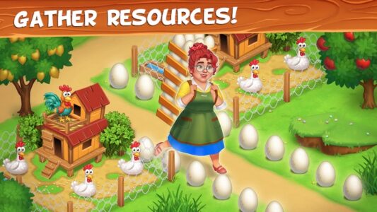 Screenshot Farm Town: Happy farming Day & food farm game City Mod APK