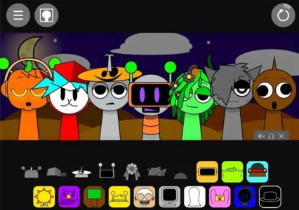 Screenshot Rhythm Box Sprunki Halloween Edition Mod APK