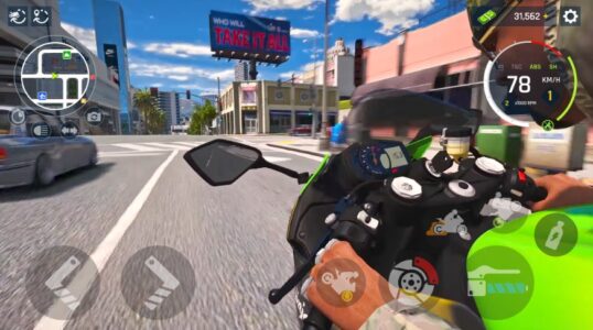 Screenshot Real Motocycle Driving Game 3D Mod APK