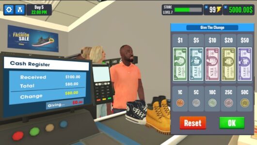 Screenshot Shoe Shop Game: Market Manager Mod APK