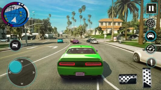 Screenshot Vegas Gangster Crime Car Games Mod APK