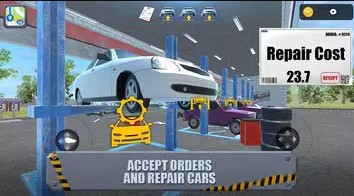 Screenshot Sim Mechanic Service Station Mod APK