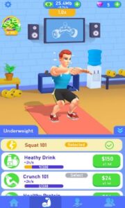 Screenshot Idle Workout Success Life Mod APK