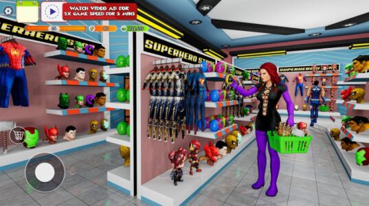 Screenshot Superhero Supermarket Sim! Mod APK