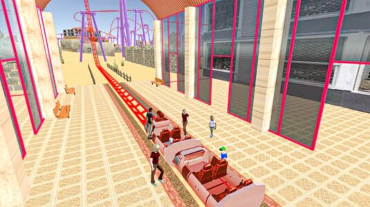 Screenshot Roller Coaster Train Adventure Mod APK