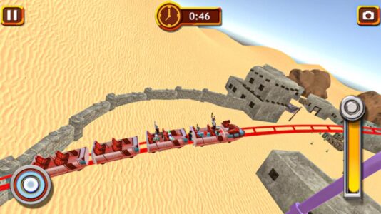 Screenshot Roller Coaster Train Adventure Mod APK