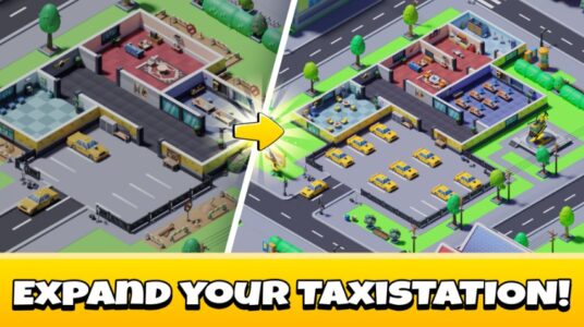 Screenshot Idle Taxi Tycoon Mod APK