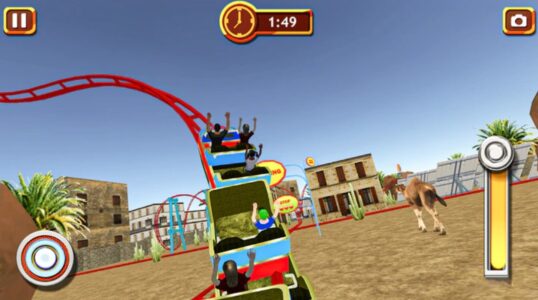 Screenshot Roller Coaster Train Adventure Mod APK