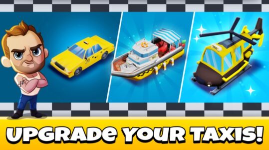 Screenshot Idle Taxi Tycoon Mod APK