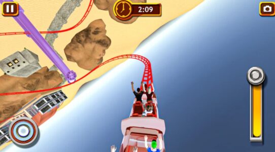 Screenshot Roller Coaster Train Adventure Mod APK