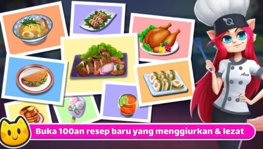 Screenshot Chef Cat Ava™ Cooking Mania Mod APK