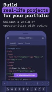 Screenshot Mimo: Learn Coding Mod APK