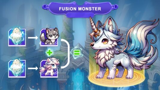 Screenshot aster Fusion : Monster War Mod APK