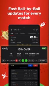 Screenshot CricRocket: Live Cricket Score Mod APK