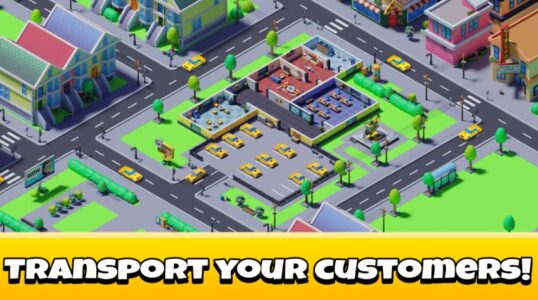 Screenshot Idle Taxi Tycoon Mod APK