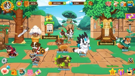 Screenshot Dungeon Dogs - Idle RPG Mod APK