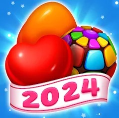 Download Match 3 Games – Sweet Crunch Mod Apk v2.2.8 (Unlimited Money) Latest 2025