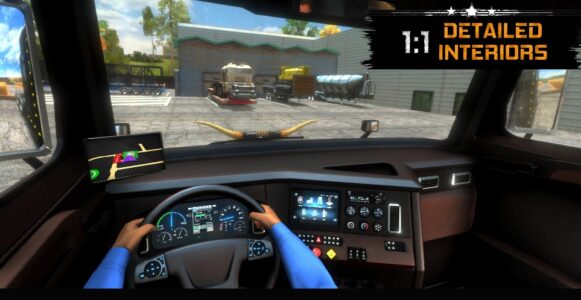 Screenshot Truck Simulator USA Mod APK