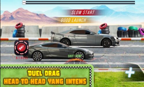 Screenshot Nitro Speed: Drag Racing 2D Mod APK