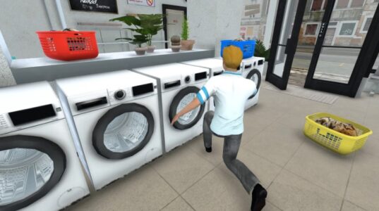 Screenshot Laundry Store Simulator Mod APK